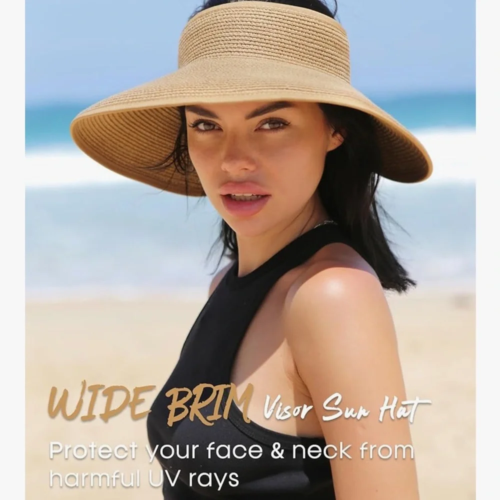 Women's Tan Sun Hat - Picture 6 of 8